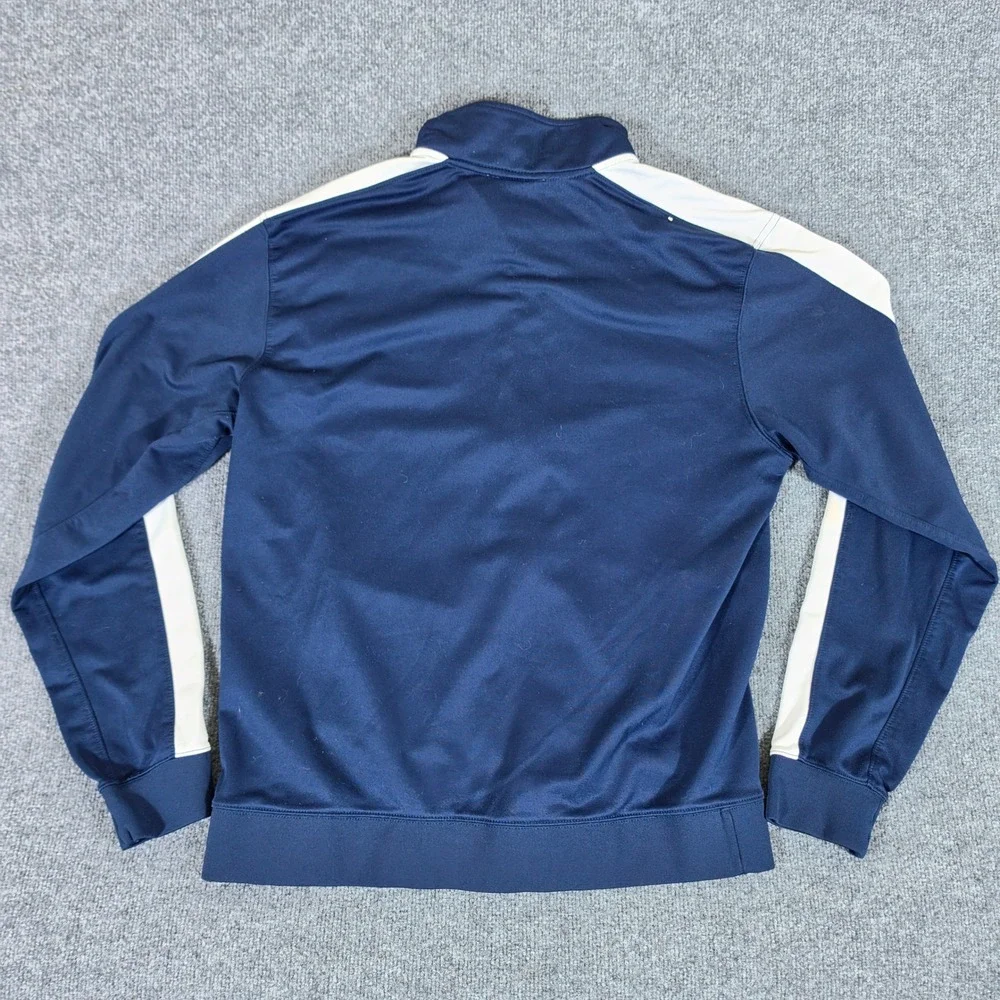 Nike Mens 3XLT Navy Blue White Stripe Full Zip Tracksuit Jacket and Pants Set